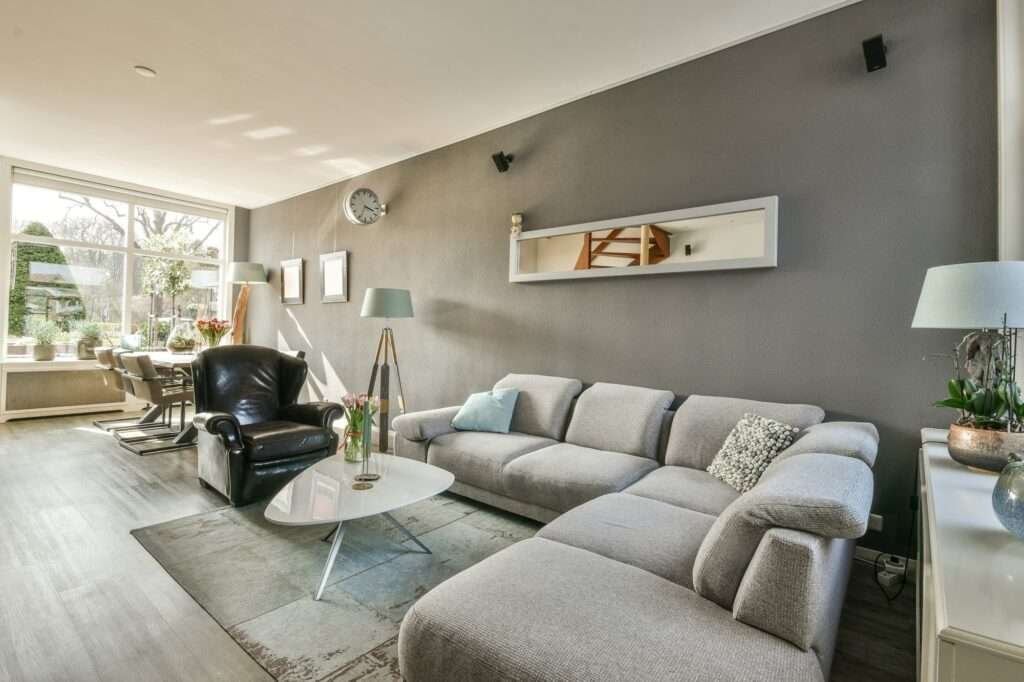 Modern lounge area
